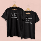 The Best Is Yet To Come - Set di 2 Tee Nere