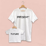 Present+Future - Set di 2 Tee Bianche