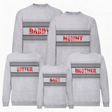 Felpa Sweater Family Xmas