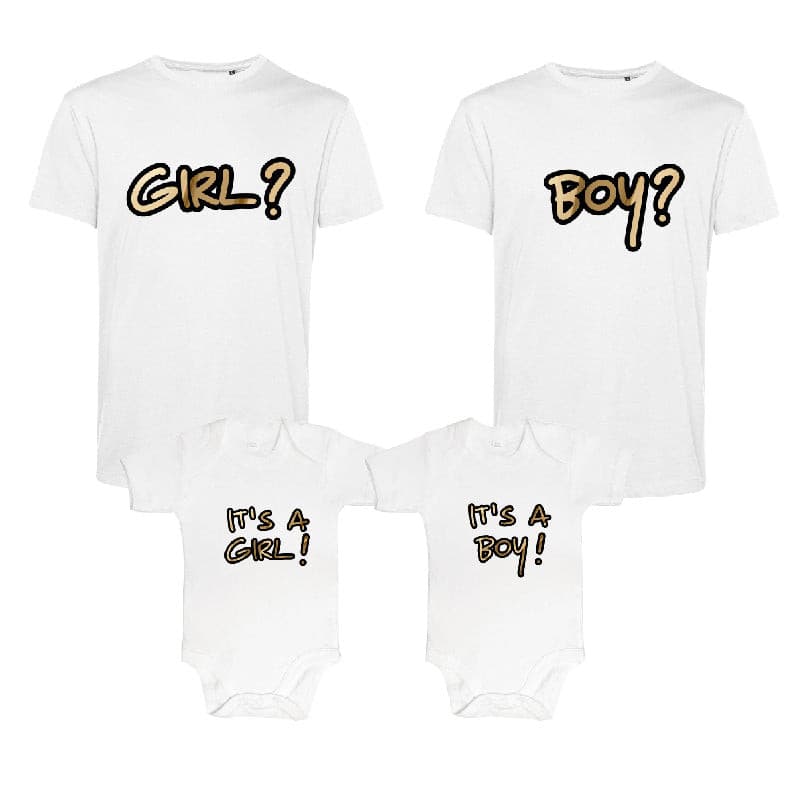 Boy Or Girl? Gender Reveal T-shirt Bianca.