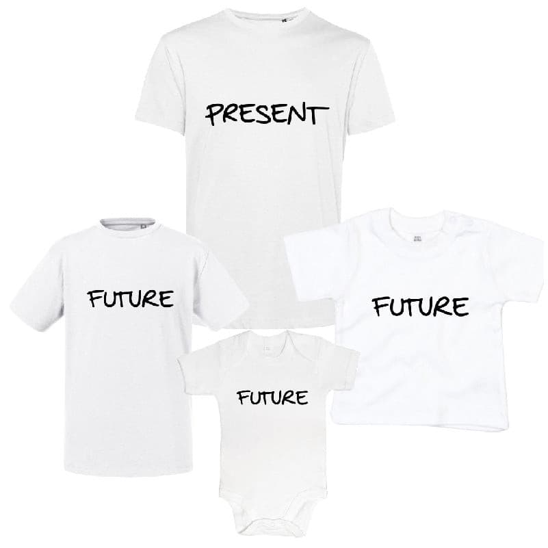 Present+Future - Set di 2 Tee Bianche.