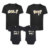 Boy Or Girl? Gender Reveal T-shirt Nera.