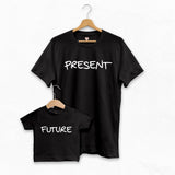 Present + Future - Set of 2 Black Tee